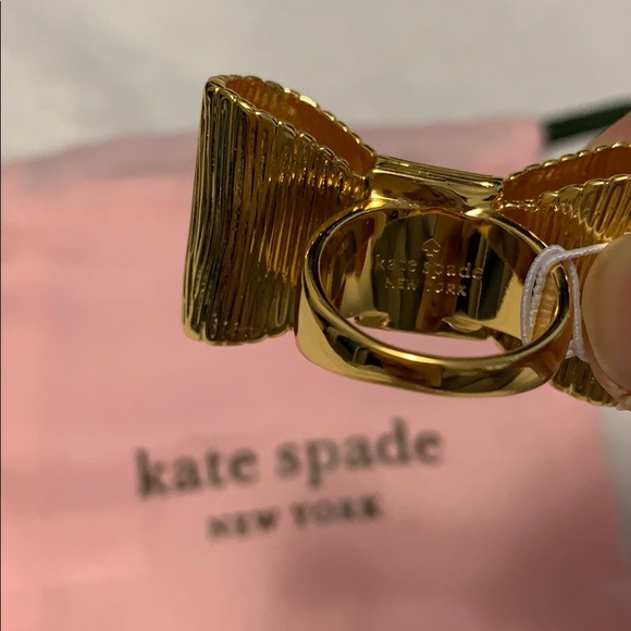 🛑SOLD🛑Kate Spade All Wrapped up Statement Ring ✨ - Picture 3 of 5